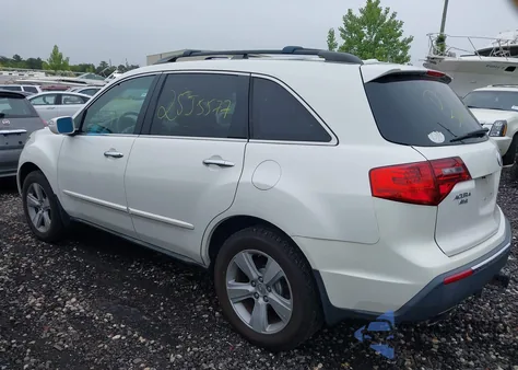 2011 Acura Mdx Technology Package from USA, damaged, VIN 2HNYD2H65BH510414